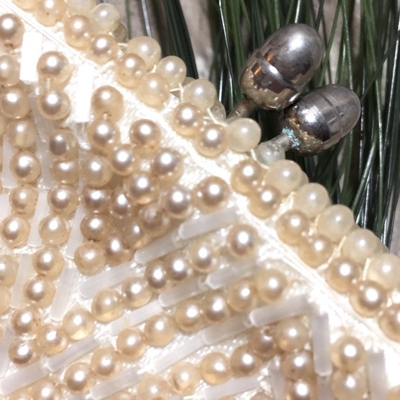 Vintage Beaded La Regale Evening Bag Clutch - Picture 11 of 12